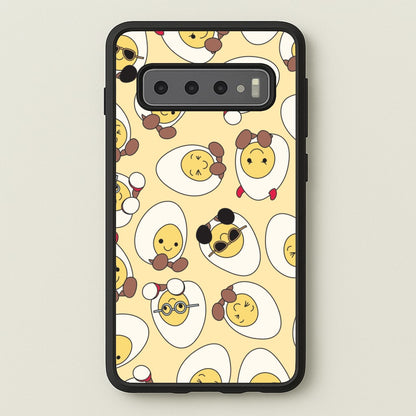 Egg Pattern - Plushy  - Plushy Phone Case for Galaxy S10 Plus
