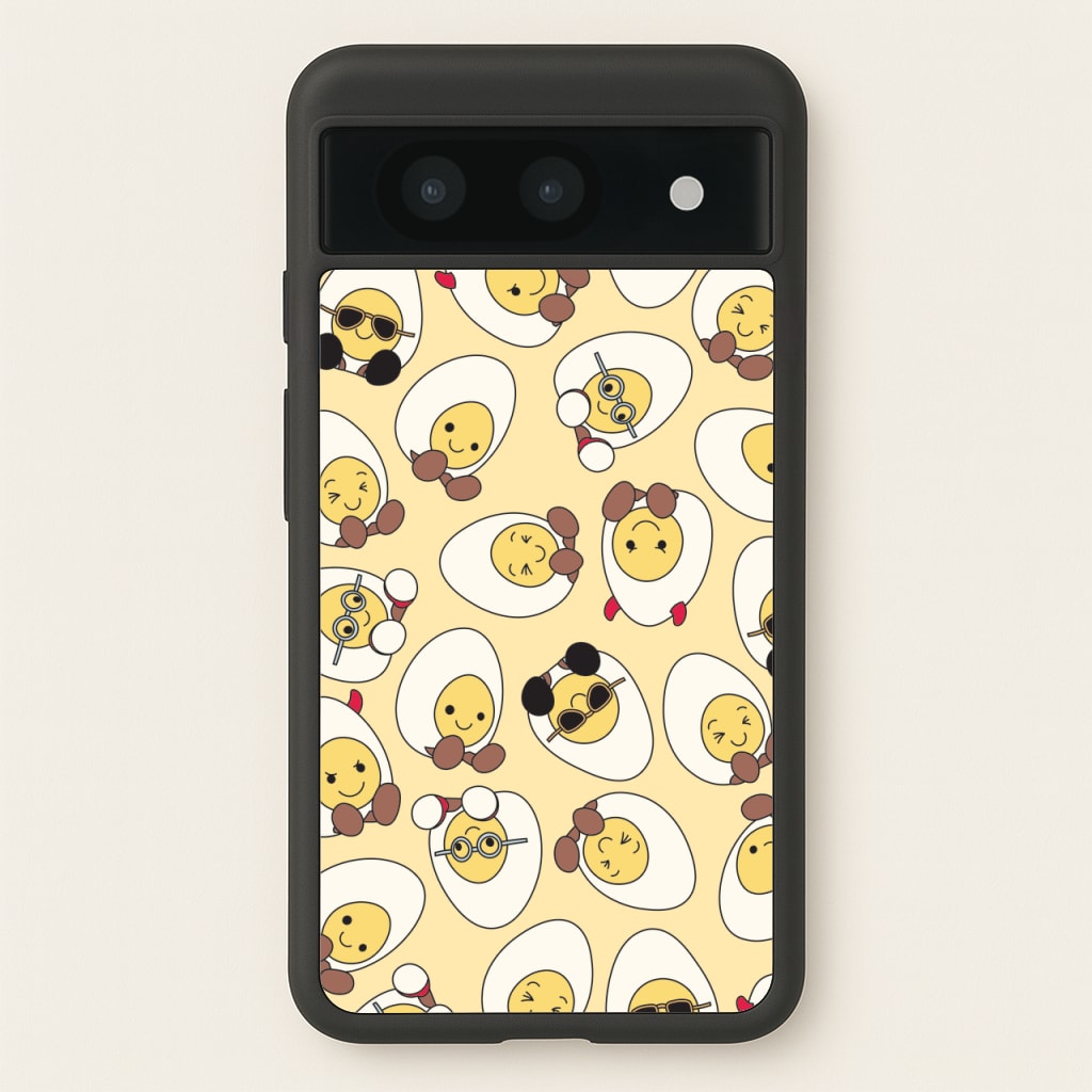 Egg Pattern - Plushy  - Plushy Phone Case for Google Pixel 8a