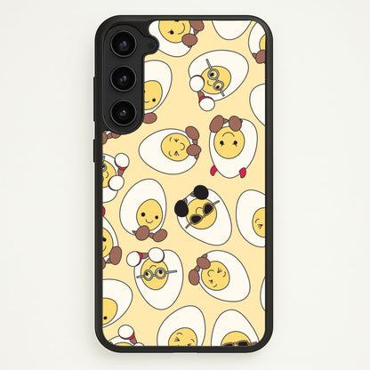Egg Pattern - Plushy  - Plushy Phone Case for Galaxy S23 Plus