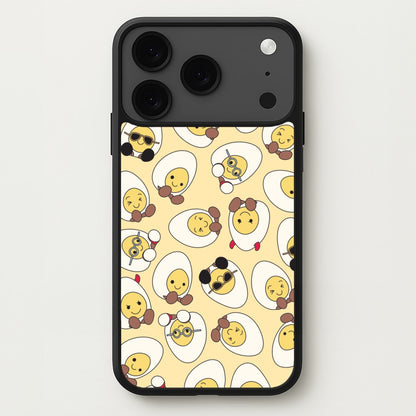 Egg Pattern - Plushy Phone Case for iPhone 17 Pro Max