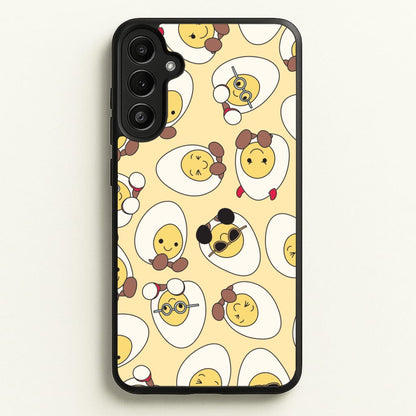 Egg Pattern - Plushy  - Plushy Phone Case for Galaxy A36