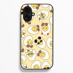Egg Pattern - Plushy  - Plushy Phone Case for iPhone 16 Plus