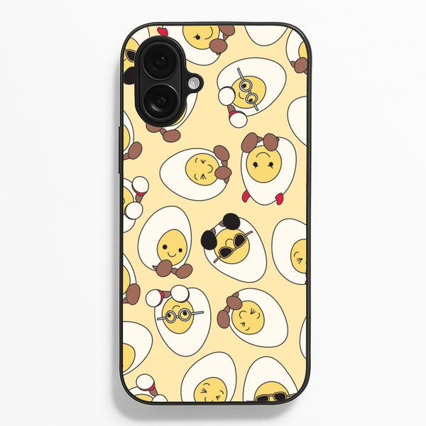 Egg Pattern - Plushy  - Plushy Phone Case for iPhone 16 Plus