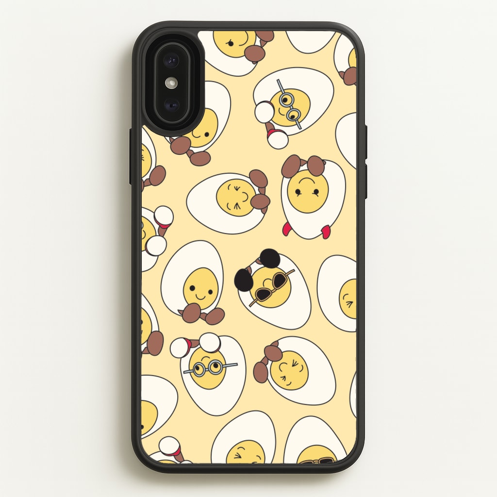 Egg Pattern - Plushy  - Plushy Phone Case for iPhone XS Max