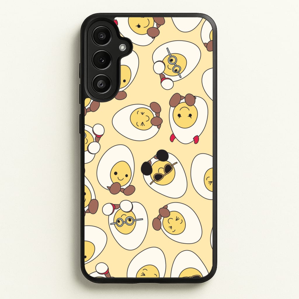 Egg Pattern - Plushy  - Plushy Phone Case for Galaxy A34