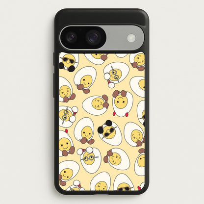 Egg Pattern - Plushy  - Plushy Phone Case for Google Pixel 9 / 9 Pro