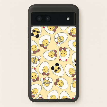 Egg Pattern - Plushy  - Plushy Phone Case for Google Pixel 6a