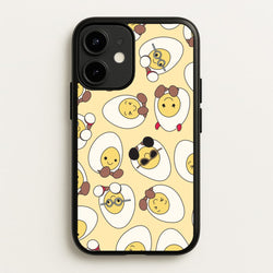 Egg Pattern - Plushy  - Plushy Phone Case for iPhone 12 Mini