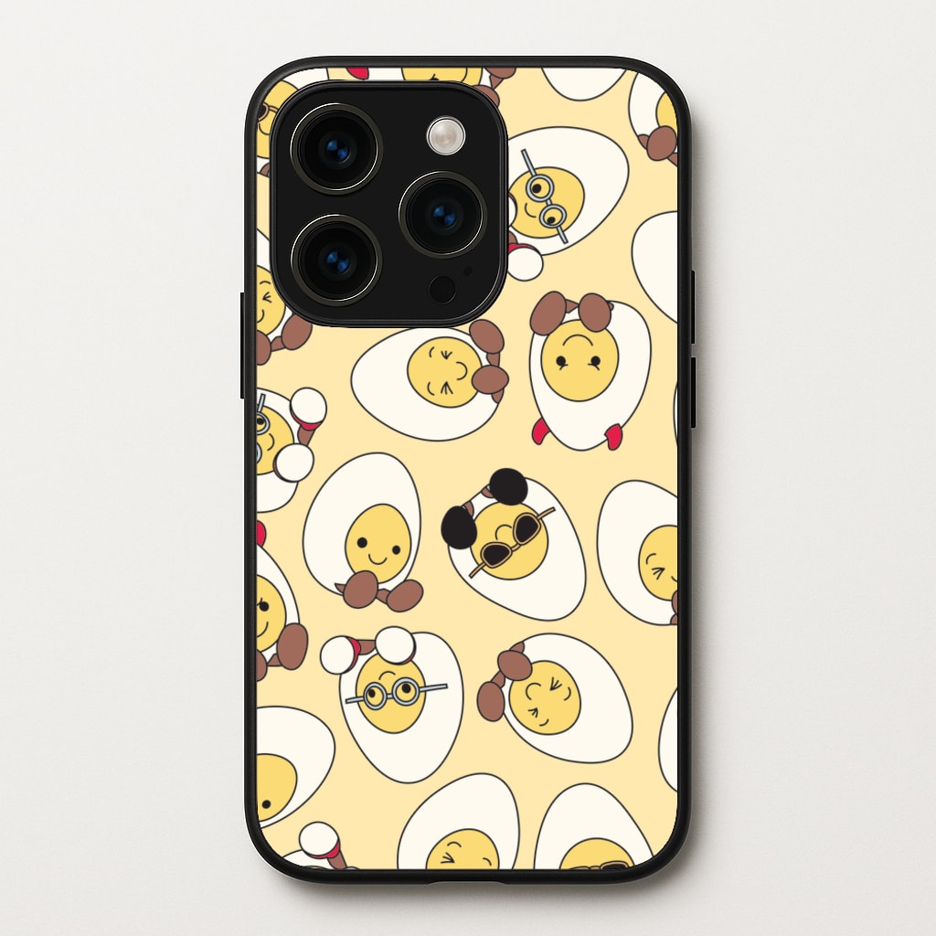 Egg Pattern - Plushy  - Plushy Phone Case for iPhone 15 Pro Max