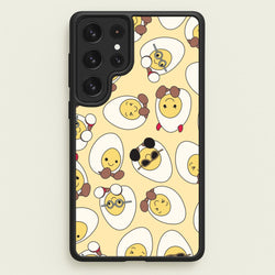 Egg Pattern - Plushy  - Plushy Phone Case for Galaxy S23 Ultra