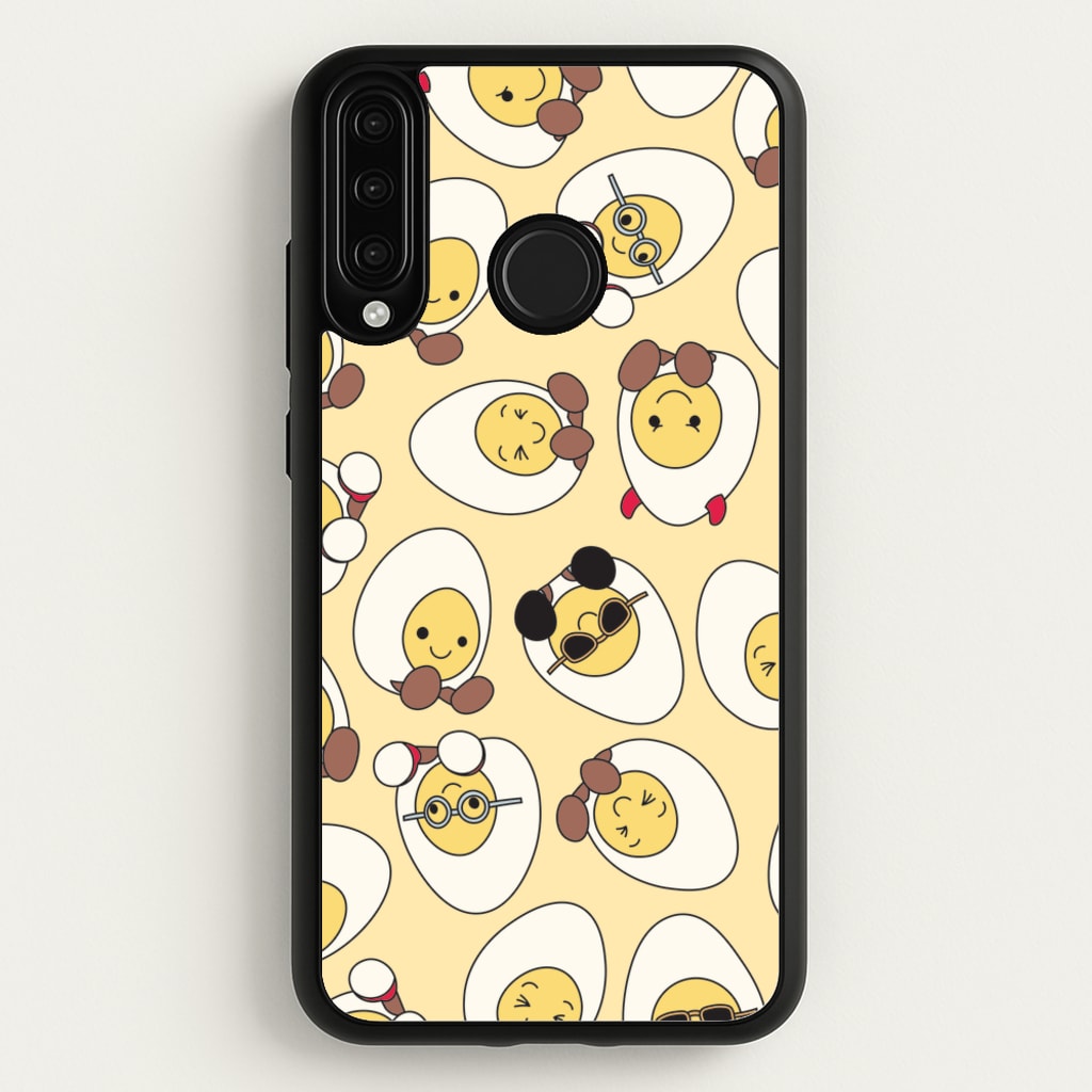 Egg Pattern - Plushy  - Plushy Phone Case for Huawei P30 Lite
