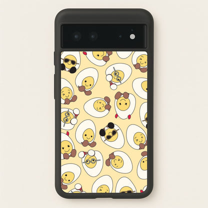 Egg Pattern - Plushy  - Plushy Phone Case for Google Pixel 6