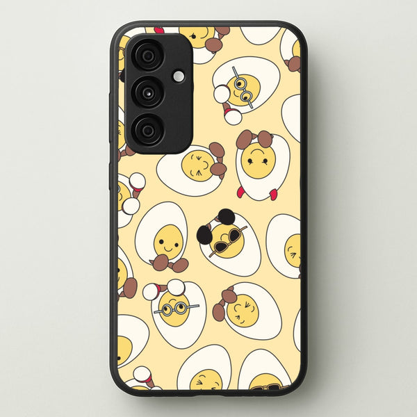 Egg Pattern - Plushy  - Plushy Phone Case for Galaxy A55
