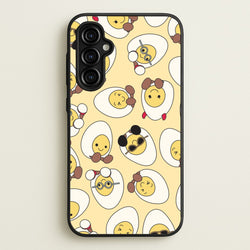 Egg Pattern - Plushy  - Plushy Phone Case for Galaxy A54