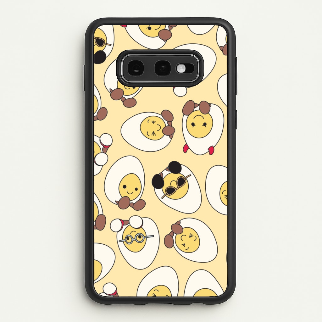Egg Pattern - Plushy  - Plushy Phone Case for Galaxy S10e