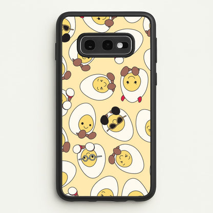 Egg Pattern - Plushy  - Plushy Phone Case for Galaxy S10e