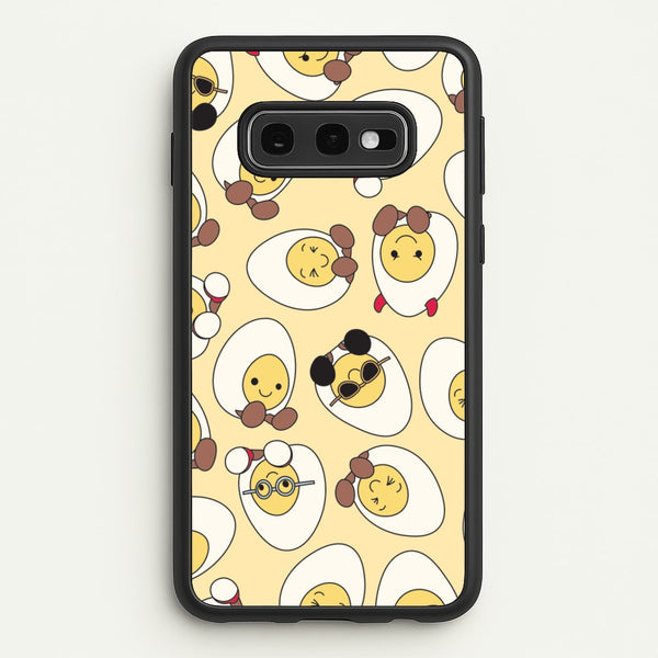 Egg Pattern - Plushy  - Plushy Phone Case for Galaxy S10e