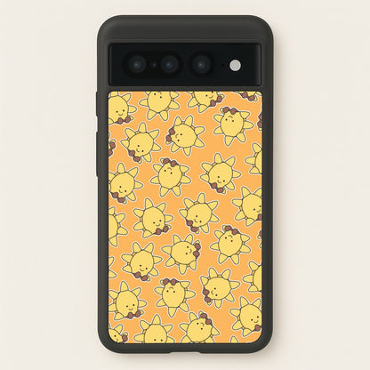 Sun Pattern - Plushy  - Plushy Phone Case for Google Pixel 7 Pro