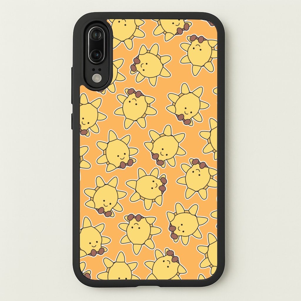 Sun Pattern - Plushy  - Plushy Phone Case for Huawei P20