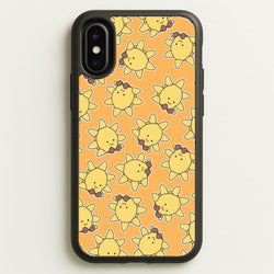 Sun Pattern - Plushy  - Plushy Phone Case for iPhone X / XS