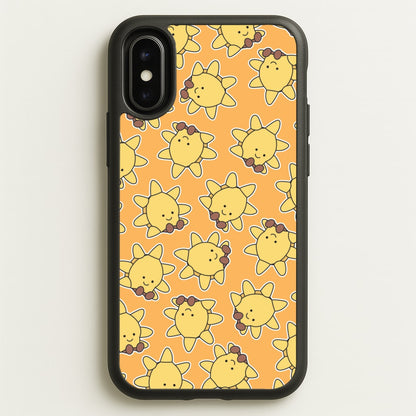 Sun Pattern - Plushy  - Plushy Phone Case for iPhone X / XS