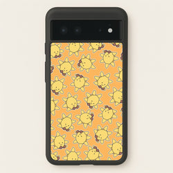 Sun Pattern - Plushy  - Plushy Phone Case for Google Pixel 6