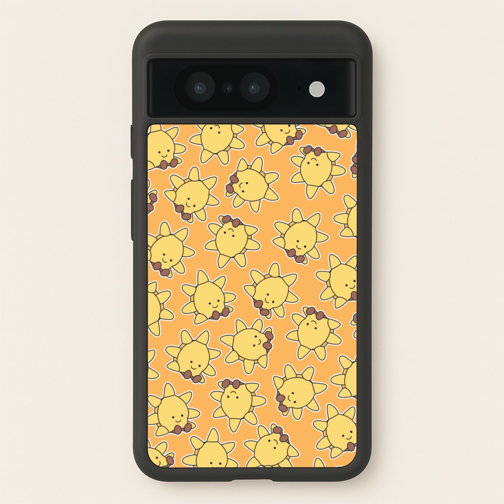 Sun Pattern - Plushy  - Plushy Phone Case for Google Pixel 8
