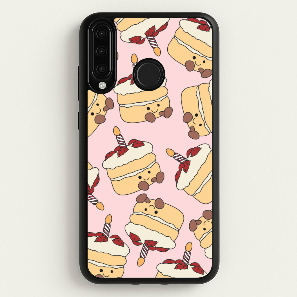 Cake Pattern - Plushy  - Plushy Phone Case for Huawei P30 Lite