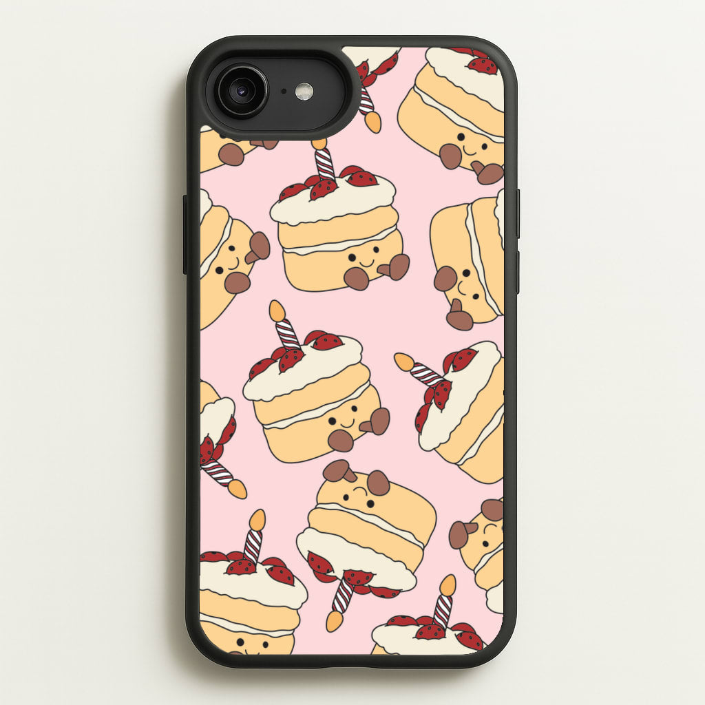 Cake Pattern - Plushy  - Plushy Phone Case for iPhone 6 Plus / 7 Plus / 8 Plus