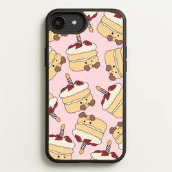 Cake Pattern - Plushy  - Plushy Phone Case for iPhone 6 Plus / 7 Plus / 8 Plus