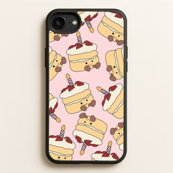 Cake Pattern - Plushy  - Plushy Phone Case for iPhone 6 / 7 / 8 / SE