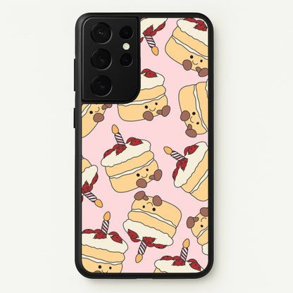 Cake Pattern - Plushy  - Plushy Phone Case for Galaxy S21 Ultra