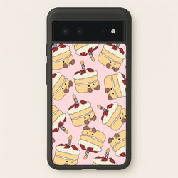 Cake Pattern - Plushy  - Plushy Phone Case for Google Pixel 6