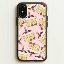 Cake Pattern - Plushy  - Plushy Phone Case for iPhone X / XS