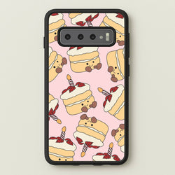 Cake Pattern - Plushy  - Plushy Phone Case for Galaxy S10 Plus