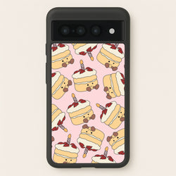 Cake Pattern - Plushy  - Plushy Phone Case for Google Pixel 7 Pro