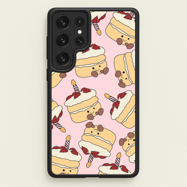 Cake Pattern - Plushy  - Plushy Phone Case for Galaxy S22 Ultra