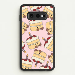 Cake Pattern - Plushy  - Plushy Phone Case for Galaxy S10e