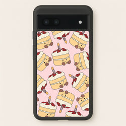 Cake Pattern - Plushy  - Plushy Phone Case for Google Pixel 6a