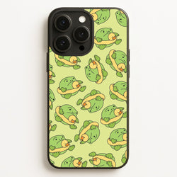 Frog Pattern - Plushy  - Plushy Phone Case for iPhone 16 Pro Max