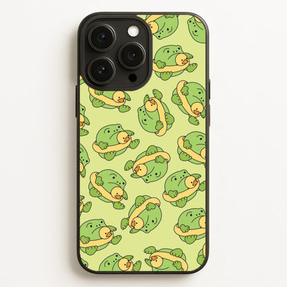 Frog Pattern - Plushy  - Plushy Phone Case for iPhone 16 Pro Max