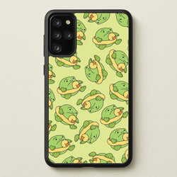 Frog Pattern - Plushy  - Plushy Phone Case for Galaxy S20 Plus
