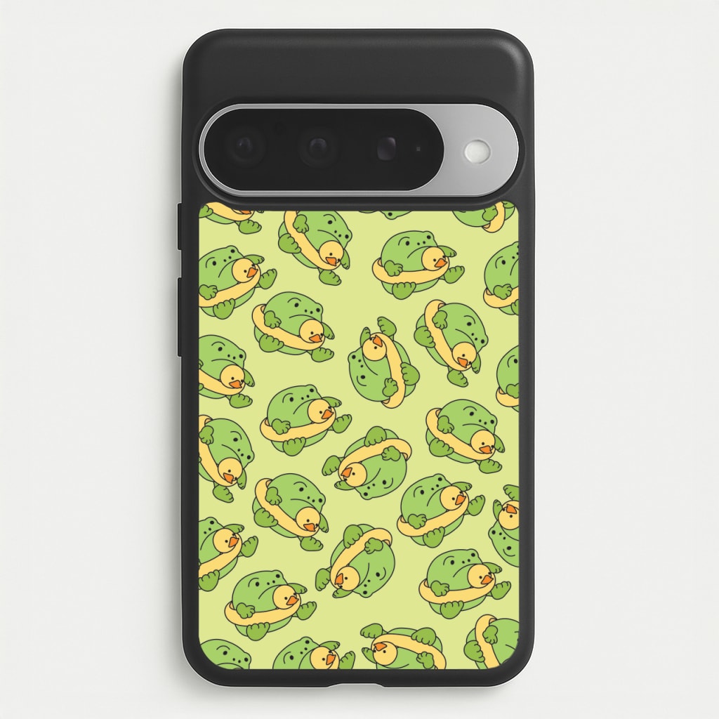 Frog Pattern - Plushy Phone Case for Google Pixel 10 Pro XL