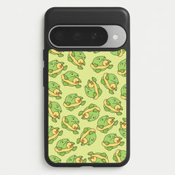 Frog Pattern - Plushy Phone Case for Google Pixel 10 Pro XL