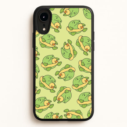 Frog Pattern - Plushy  - Plushy Phone Case for iPhone XR