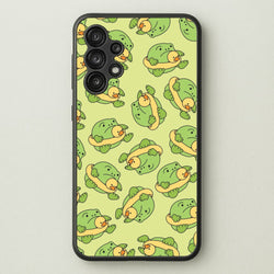 Frog Pattern - Plushy  - Plushy Phone Case for Galaxy A13