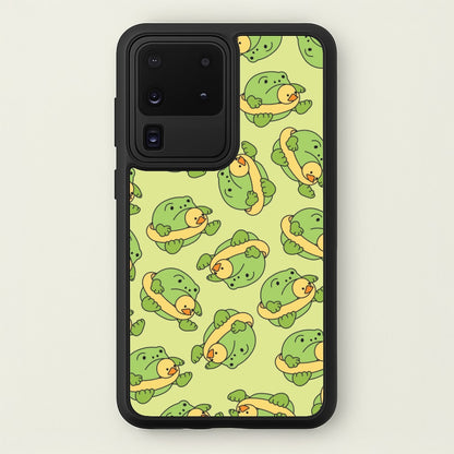 Frog Pattern - Plushy  - Plushy Phone Case for Galaxy S20 Ultra