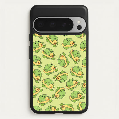 Frog Pattern - Plushy  - Plushy Phone Case for Google Pixel 9 Pro XL