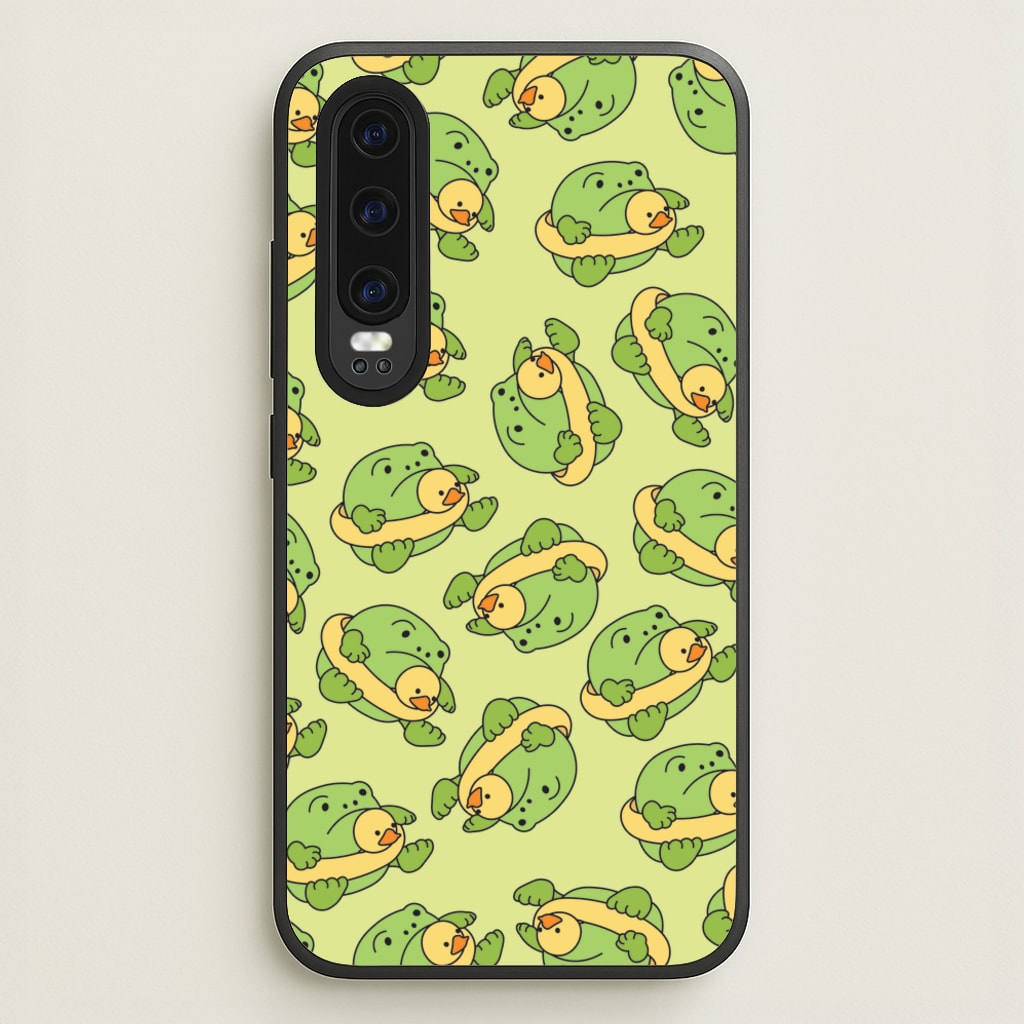 Frog Pattern - Plushy  - Plushy Phone Case for Huawei P30