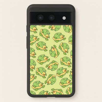 Frog Pattern - Plushy  - Plushy Phone Case for Google Pixel 8a